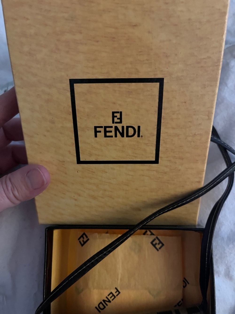 Fendi Zucca Mini Crossbody Card Holder - Picture 2 of 10
